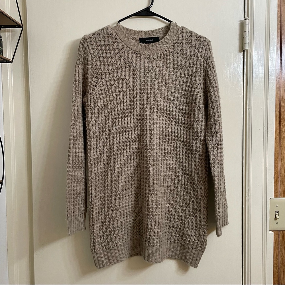 Light Beige Knit Sweater